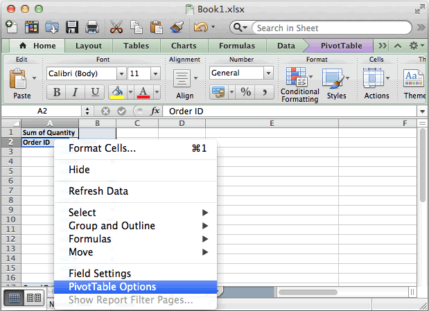 microsoft office excel for mac 2008 show hidden tables